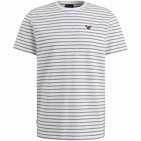 PME LEGEND T-Shirt Short sleeve r-neck yarn dyed stri, Bright White günstig online kaufen