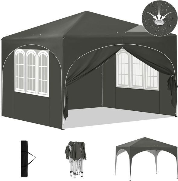 EUGAD Pavillon, mit 4 Seitenteilen, Pop-Up günstig online kaufen