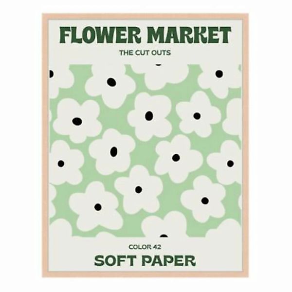 Any Image Wandbild Blumenmarkt beige Gr. 70 x 90 günstig online kaufen