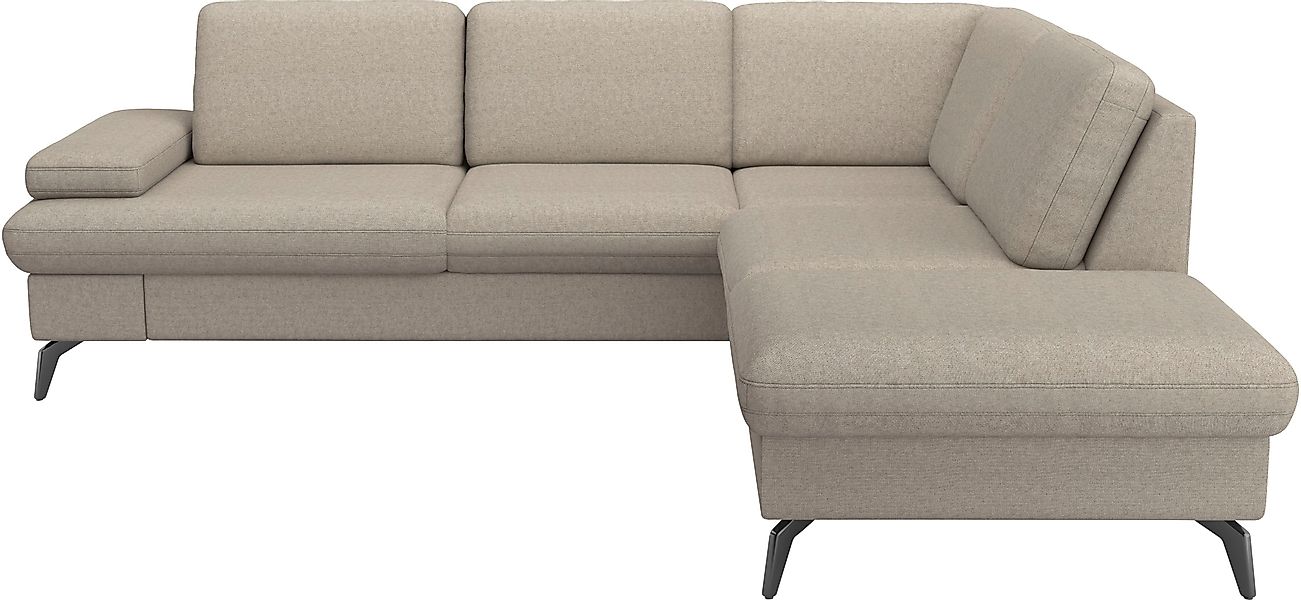 sit&more Ecksofa "Morris Jubi L-Form", inkl. Armteilfunktion und 1 Zierkiss günstig online kaufen