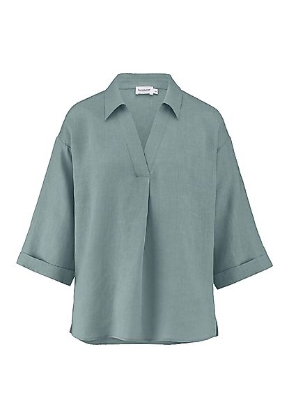Hessnatur Klassische Bluse aus reinem Leinen günstig online kaufen