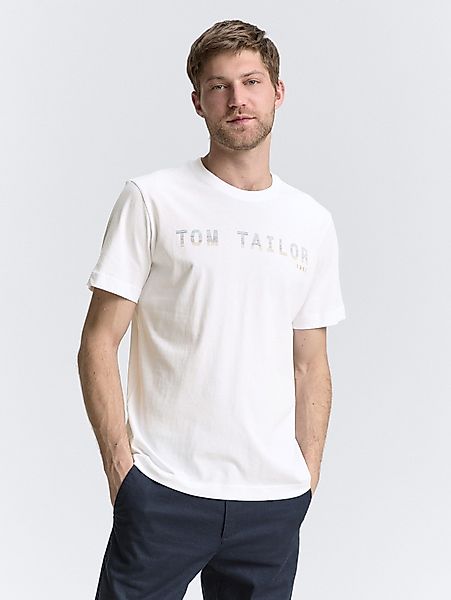 TOM TAILOR T-Shirt T-Shirt mit Logo-Print günstig online kaufen