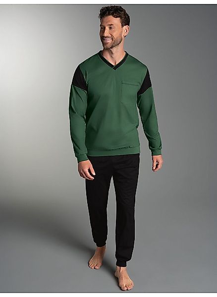 Trigema Schlafanzug TRIGEMA Schlafanzug in modischem günstig online kaufen