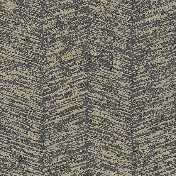 PROFHOME 386971-GU Grafik Tapete Chevron Muster Anthrazit Bronze Grau 0,53 günstig online kaufen