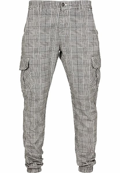 URBAN CLASSICS Cargohose "Urban Classics Herren AOP Glencheck Cargo Jog Pan günstig online kaufen