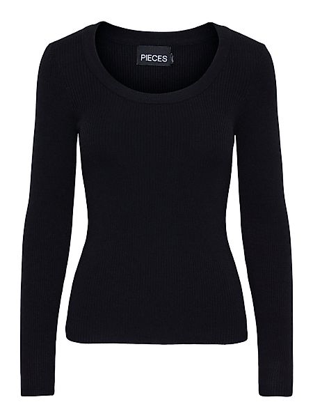 pieces Rundhalspullover (1-tlg) Plain/ohne Details günstig online kaufen