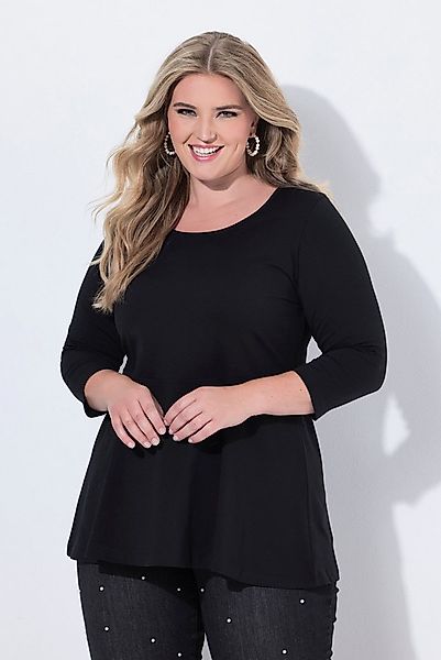 MIAMODA T-Shirt T-Shirt Schößchen 3/4-Ärmel günstig online kaufen