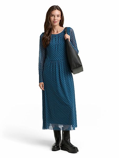 TOM TAILOR Meshkleid, mit Muster günstig online kaufen