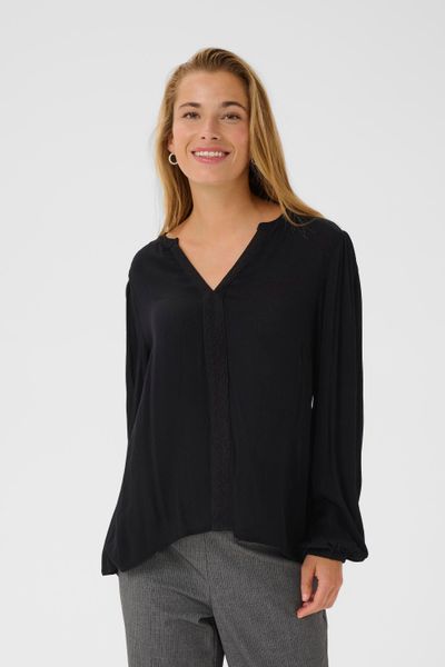 KAFFE Langarmbluse Langarm-Bluse KAstine günstig online kaufen