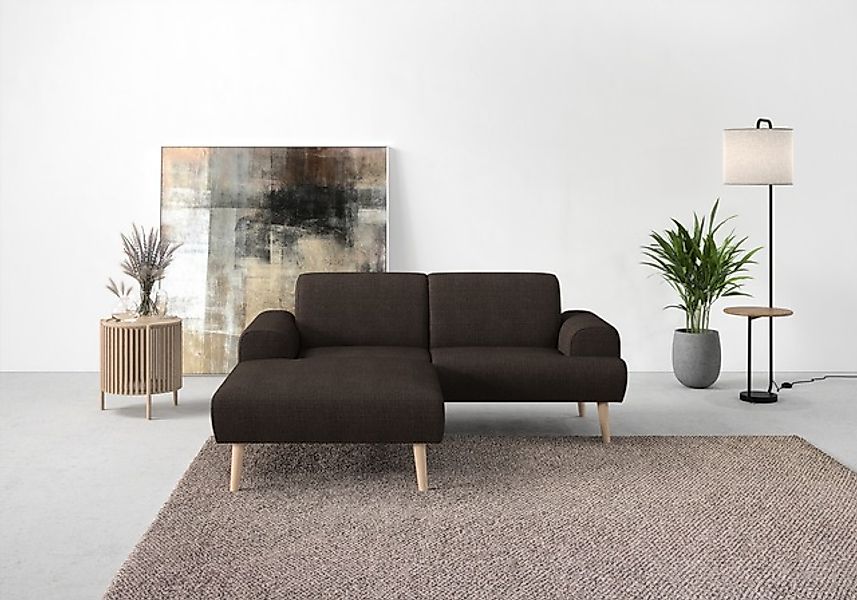 Home affaire Ecksofa »Swift Scandic Design, komfortabler Federkern, Breite günstig online kaufen