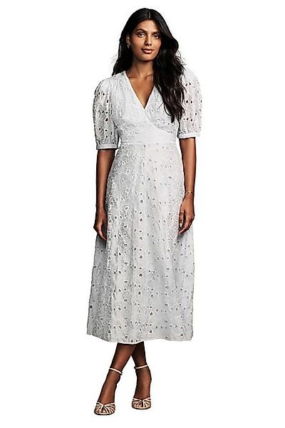 LAURA ASHLEY Spitzenkleid Laura Ashley Midaxikleid mit Spitze und Muster (1 günstig online kaufen