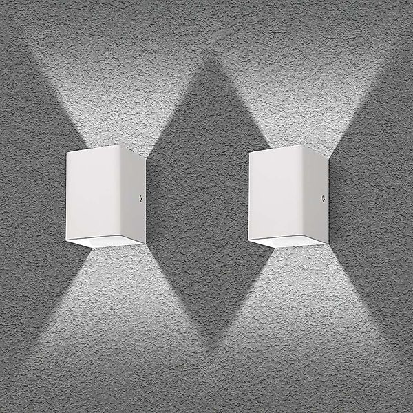 Jibenhome LED Flutlichtstrahler Up-Down-Wandleuchte 10 X günstig online kaufen