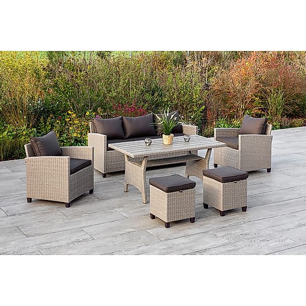 Merxx Gartenmöbel-Set Striano 6-teilig günstig online kaufen