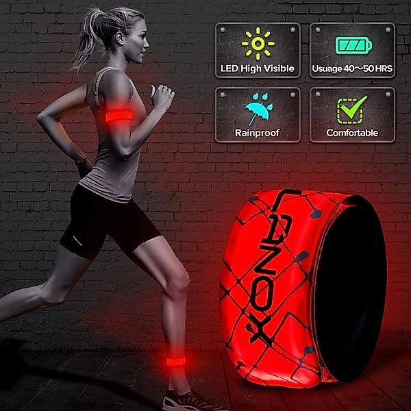 ELANOX LED Blinklicht LED Armband Leuchtband günstig online kaufen