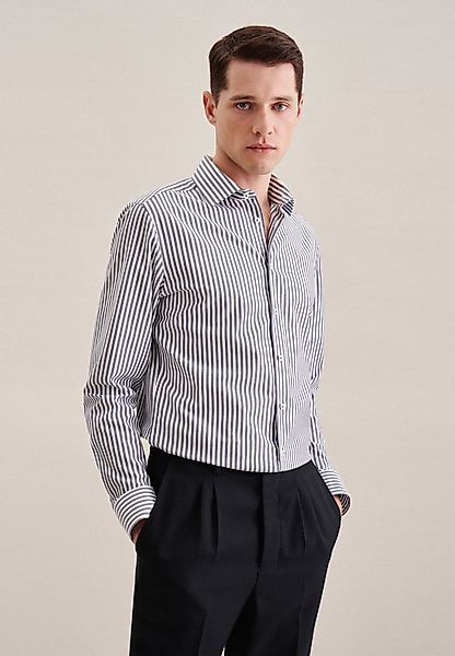 seidensticker Businesshemd "Slim" Slim Langarm Kentkragen Streifen günstig online kaufen