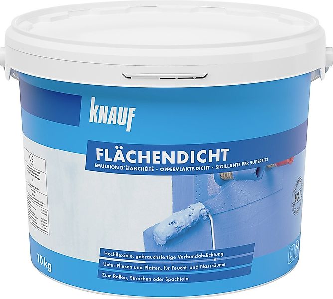 KNAUF Bodenfliese Knauf Flächendicht 10 kg, ABS, Blau günstig online kaufen