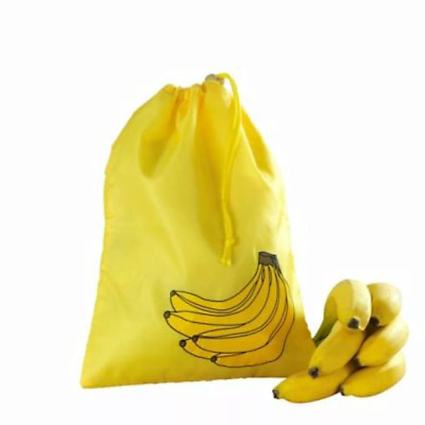 Frischhaltebeutel Bananen Polyester/Kunststoff gelb  Erwachsene günstig online kaufen