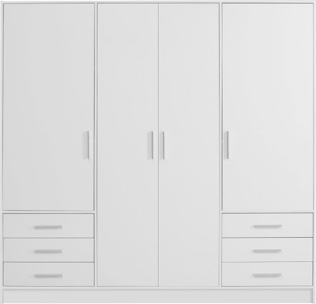 FORTE Kleiderschrank "Jupiter, Made in Europe, mit Schubladen" Maße (T/H): günstig online kaufen