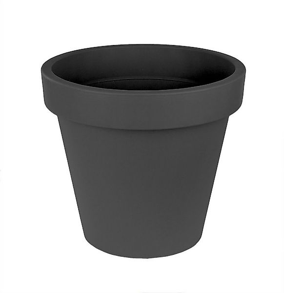 BigDean Blumentopf Ø 58 cm Anthrazit Pflanztopf Containertopf übertopf Pfla günstig online kaufen