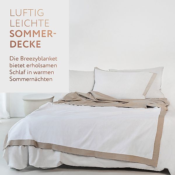 Wohndecke Original Breezyblanket - temperaturausgleichende Baumwolldecke, günstig online kaufen