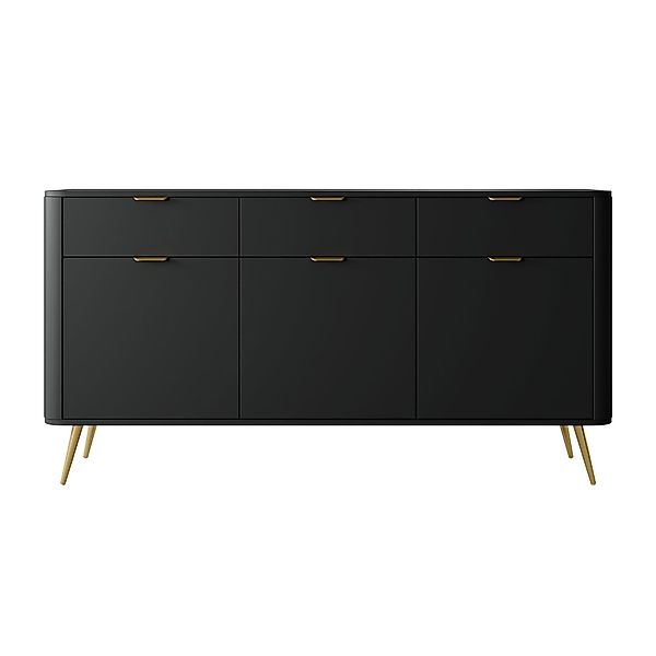 Selsey Sideboard OVAL, 3-türig mit 3 günstig online kaufen