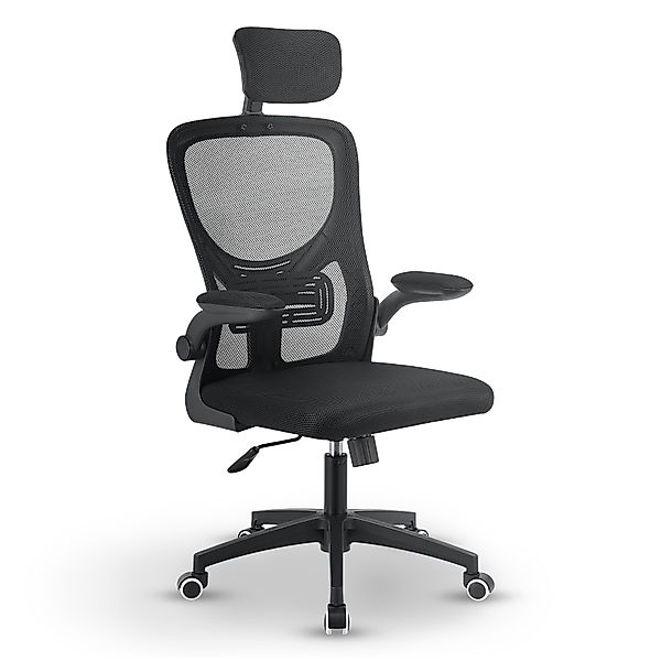 Juskys Bürostuhl Baltimore, Ergonomisch, höhenverstellbar, Rollen, günstig online kaufen