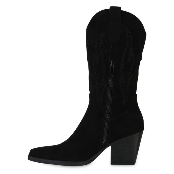 VAN HILL 841524 Cowboystiefel Damen Cowboystiefel günstig online kaufen