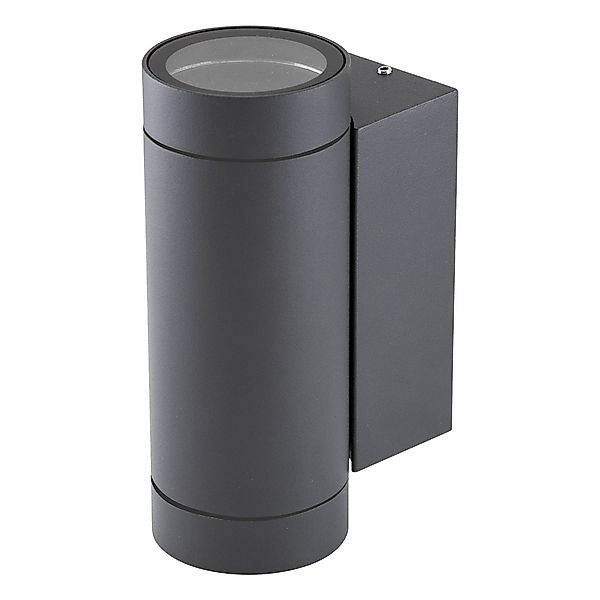 EVN Lichttechnik Wandanbauleuchte 2flg.anth IP54 GU10 220-240V 637216N günstig online kaufen