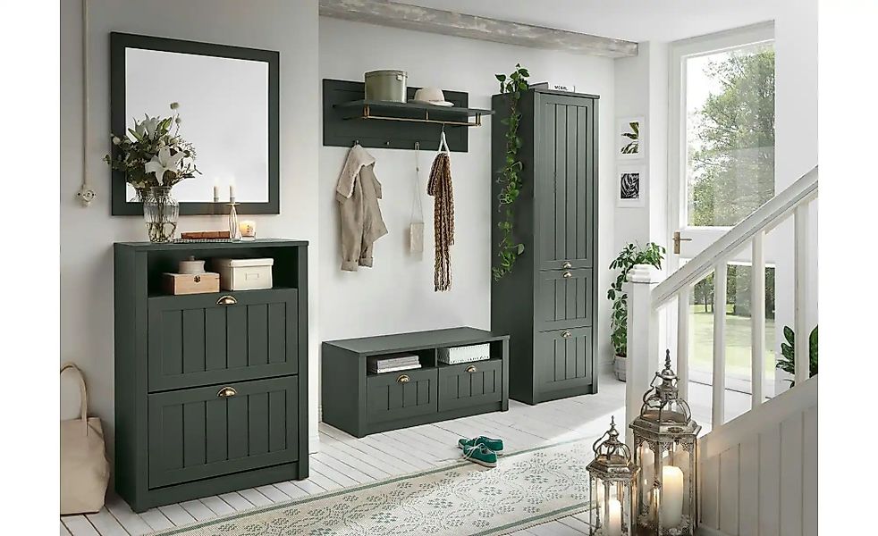 Garderobenschrank  Verde ¦ grün ¦ Maße (cm): B: 60 H: 204 Schränke > Dielen günstig online kaufen