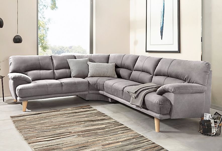 TRENDMANUFAKTUR Polsterecke »Cecilia, italienisches Designsprache, modern u günstig online kaufen