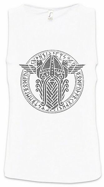 Urban Backwoods Tanktop Odhin And Ravens Runes Ärmelloses T-Shirt Raben Rav günstig online kaufen