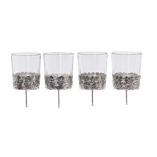 Mirabeau Adventskranz Windlicht 4er Set Pinelle günstig online kaufen