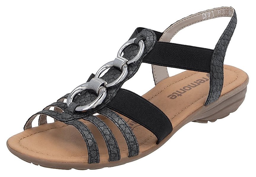 Remonte Riemchensandale, Keilabsatz, Sommerschuh, Sandalette mit Gummizügen günstig online kaufen