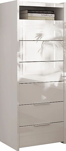 Home affaire Kommode "Malmo, Schubkastenkommode B/T/H 52/40/135 cm, mit 6 S günstig online kaufen