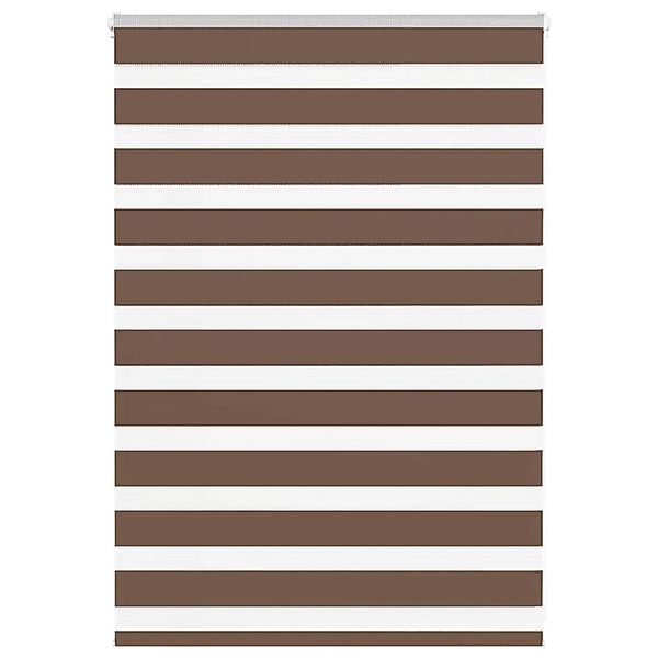 vidaXL Doppelrollo Braun 100x100 cm Stoffbreite 95,9 cm Polyester 4014313 günstig online kaufen