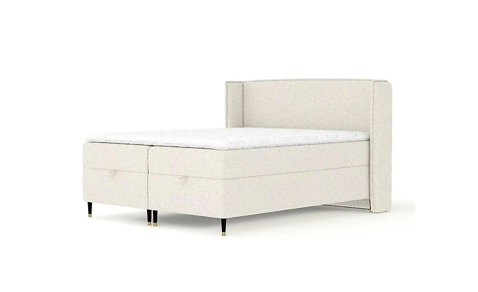 Boxspringbett mit Stauraum   ¦ creme ¦ Maße (cm): B: 178 H: 117 Betten > Ko günstig online kaufen