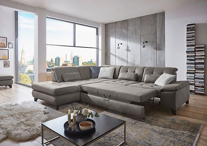 Die PlanBar Ecksofa »MP-IN18012 L-Form mit Kaltschaum-Polsterung« wahlweise günstig online kaufen