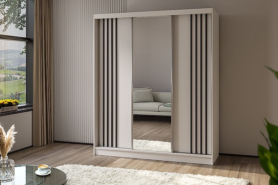 ALTDECOR Schiebetürenschrank NALLA (Kleiderschrank Garderobenschrank mit günstig online kaufen