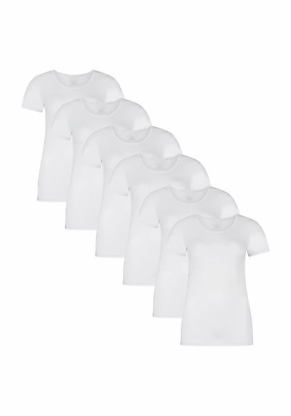 Bamboo basics Unterhemd "T-Shirt KATE 6er Pack" günstig online kaufen