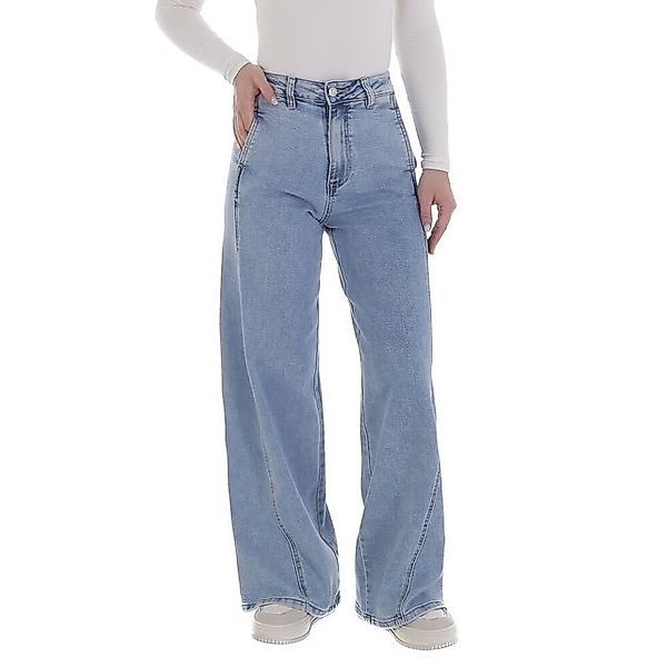 Ital-Design Weite Jeans Moderne Weitjeans für Damen – Hochwertiger Denim (8 günstig online kaufen