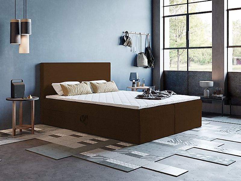 Godre Boxspringbett 190x190 cm - mit günstig online kaufen