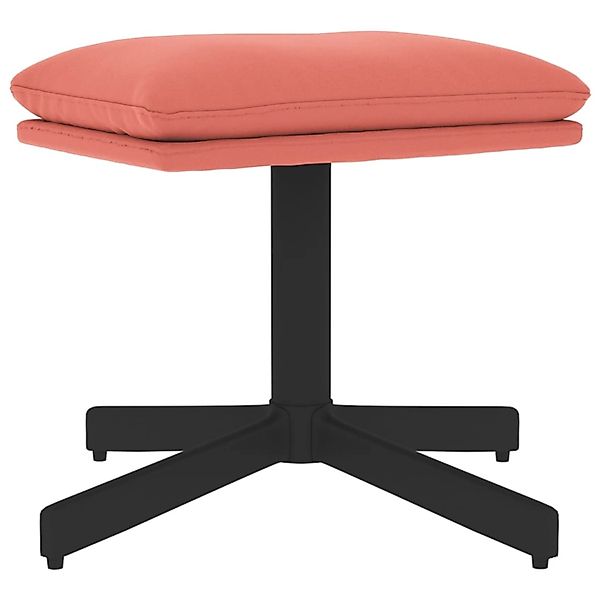 vidaXL Polsterhocker Fußhocker Rosa 60x60x36 cm günstig online kaufen