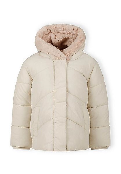 MINOTI Winterjacke Winterjacke mit Fleecefutter, Kapuze mit Fellbesatz (9m- günstig online kaufen