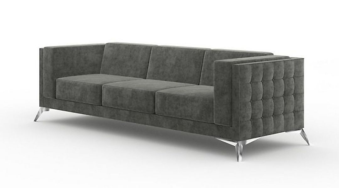 Xlmoebel Sofa Neues Polstersofa im Chesterfield-Stil mit drei Sitzplätzen, günstig online kaufen