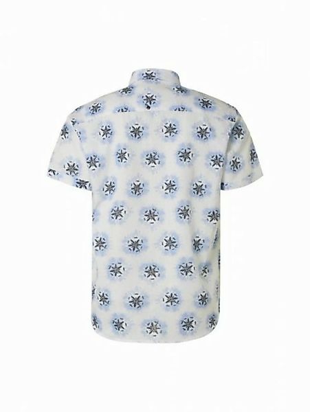 No Excess Short Sleeve Hemd Leinen Streifen Druck - Größe L günstig online kaufen