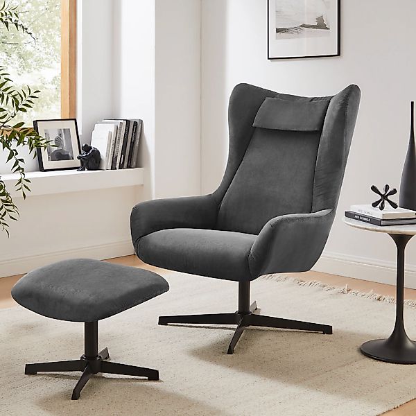 SalesFever Sessel "Savannah Bequemer Sessel", (Set, 2 St.), mit Drehfunktio günstig online kaufen