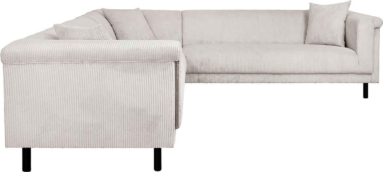INOSIGN Ecksofa »AGNIA L-Form B/T/H: 244/244/71 cm«, incl. Zierkissen, glei günstig online kaufen