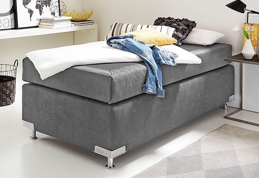 Westfalia Schlafkomfort Boxspringbett »Holland« ohne Kopfteil, frei im Raum günstig online kaufen