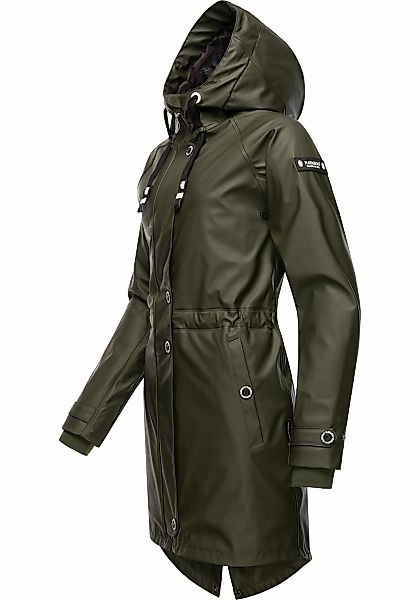 Navahoo Regenjacke "Rainy Flower" mit Kapuze modischer Damen Regenmantel mi günstig online kaufen