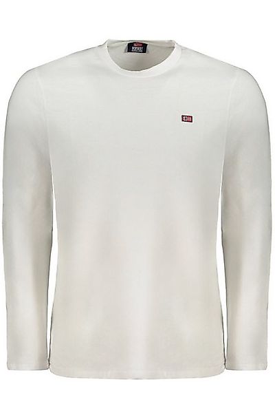 NORWAY 1963 T-Shirt Langarmshirt Herren Weiß - Stickerei & Rundhals - günstig online kaufen